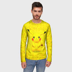 Мужской лонгслив 3D Pikachu - фото 2