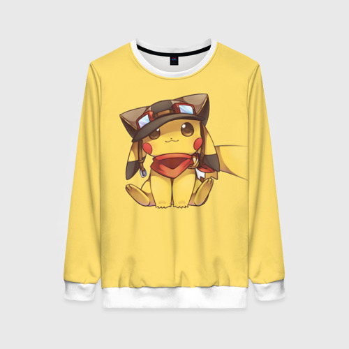 Женский свитшот 3D Pikachu Фото 01 Женский свитшот 3D Pikachu Фото 01