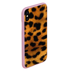 Чехол для iPhone XS Max матовый Леопард - фото 2
