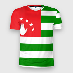 Мужская футболка 3D Slim Абхазия