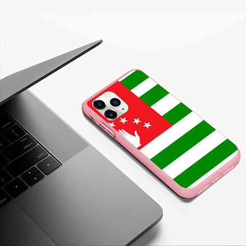 Чехол для iPhone 11 Pro Max матовый Абхазия, цвет баблгам - фото 5