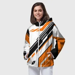 Женская ветровка 3D Cs:go - Asiimov P90 Style - фото 2