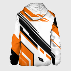 Куртка с принтом Cs:go — Asiimov P90 Style для мужчины, вид сзади №1. Цвет основы: белый