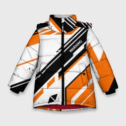 Зимняя куртка для девочек 3D Cs:go - Asiimov P90 Style