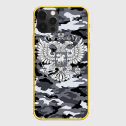 Чехол на iPhone 12 Pro Городской камуфляж Россия