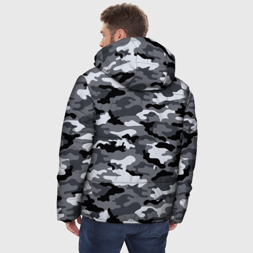 Мужская зимняя куртка 3D Городской камуфляж Россия, цвет светло-серый - фото 4
