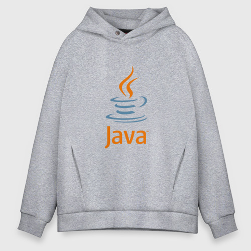 Мужское светящееся худи Java, цвет меланж