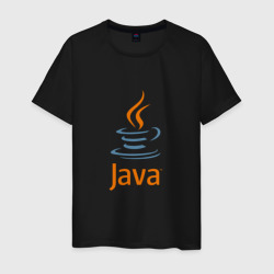 Java – Мужская футболка хлопок с принтом купить со скидкой в -20%