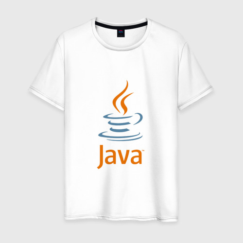 Мужская футболка хлопок Java, цвет белый