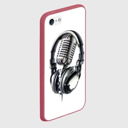 Чехол для iPhone 5/5S матовый Диджей - фото 2