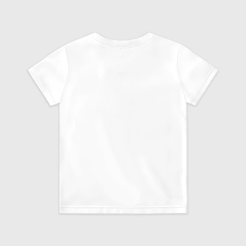 Детская футболка 3D с принтом Диджей, вид сзади #1