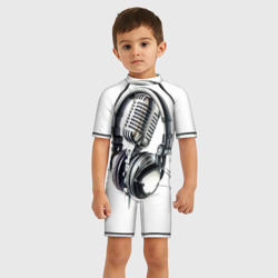 Детский купальный костюм 3D Диджей - фото 2