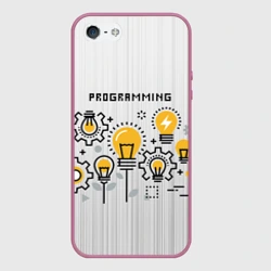 Чехол для iPhone 5/5S матовый Программирование 1