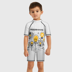 Детский купальный костюм 3D Программирование 1 - фото 2