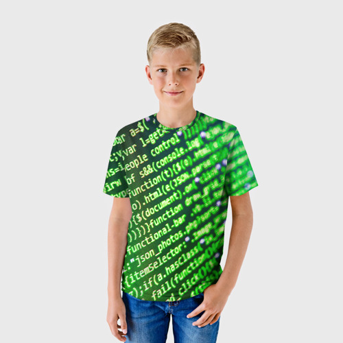Детская футболка 3D Программирование 4 - фото 3