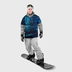 Накидка на куртку 3D Программиста с кодом