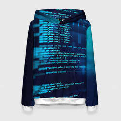 Женская толстовка 3D Программиста с кодом