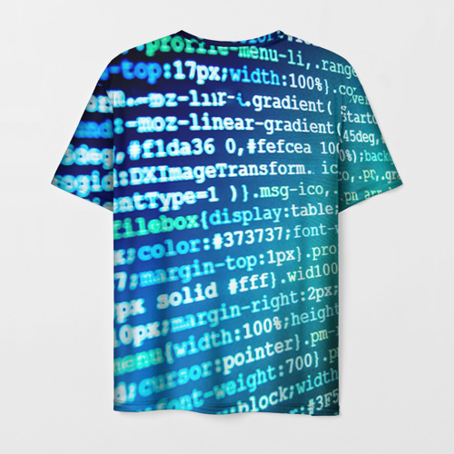 Мужская футболка 3D Программирование 7 - фото 2