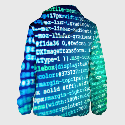 Мужская куртка 3D Программирование 7, цвет 3D печать - фото 2