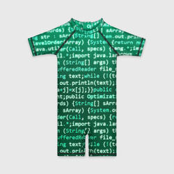 Детский купальный костюм 3D Программирование 8