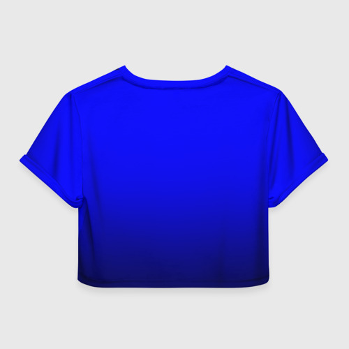 Женская футболка Crop-top 3D BSOD, цвет 3D печать - фото 2