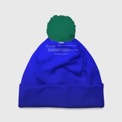 Шапка 3D c помпоном BSOD