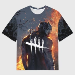 Женская футболка oversize 3D Dead by Daylight