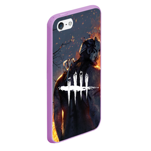 Чехол для iPhone 5/5S матовый Dead by Daylight, цвет сиреневый - фото 3