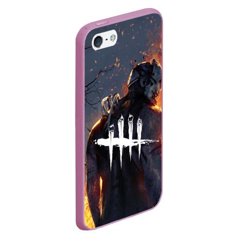 Чехол для iPhone 5/5S матовый Dead by Daylight, цвет розовый - фото 3