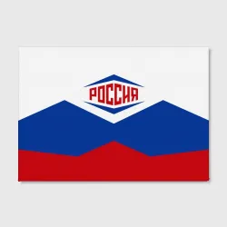 Холст прямоугольный Россия 2016 триколор в Рио-де-Жанейро - фото 2