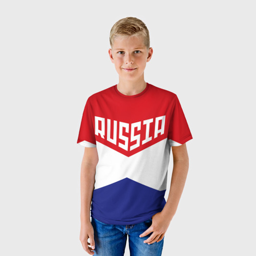 Детская футболка 3D Россия - фото 3