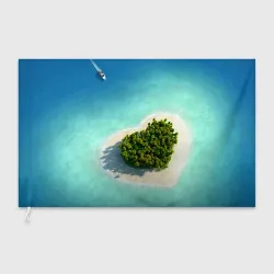 Флаг 3D Остров