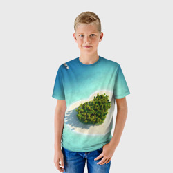 Детская футболка 3D Остров - фото 2