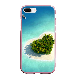 Чехол для iPhone 7Plus/8 Plus матовый Остров