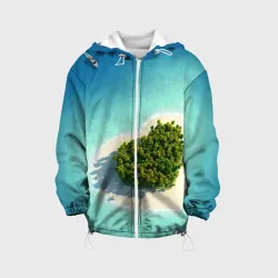 Детская куртка 3D Остров