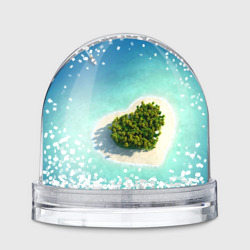 Игрушка Снежный шар Остров