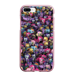 Чехол для iPhone 7Plus/8 Plus матовый My Little Pony. Персонажи