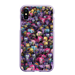 Чехол для iPhone XS Max матовый My Little Pony. Персонажи