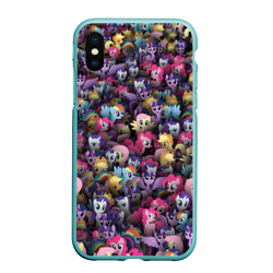 Чехол для iPhone XS Max матовый My Little Pony. Персонажи