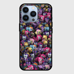 Чехол для iPhone 13 Pro My Little Pony. Персонажи