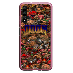 Чехол для Honor 20 Doom. Все монстры pixel art