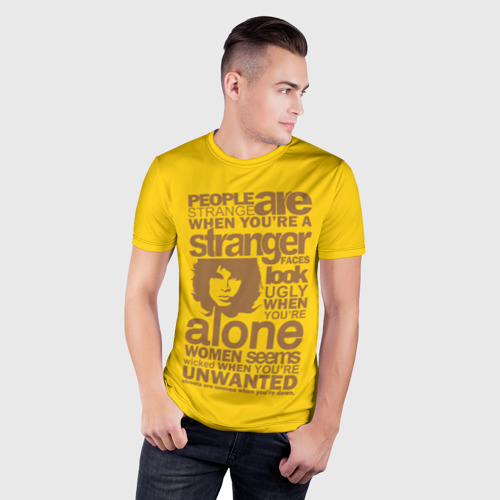 Мужская футболка 3D Slim Jim Morisson, цвет 3D печать - фото 3