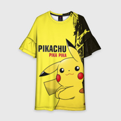 Детское платье 3D Pikachu Pika Pika