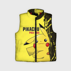 Детский жилет утепленный 3D Pikachu Pika Pika