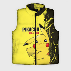 Мужской жилет утепленный 3D Pikachu Pika Pika