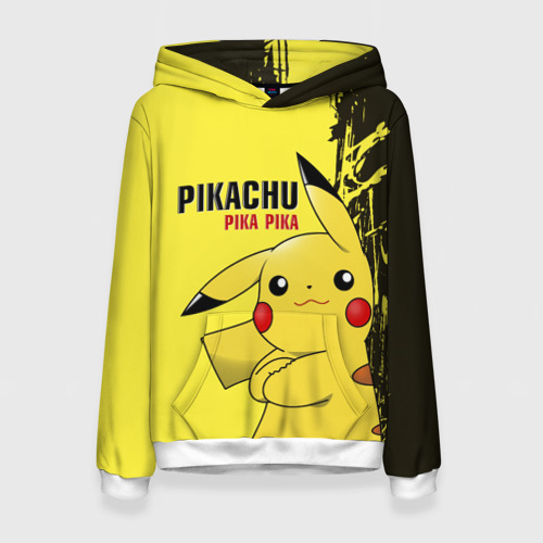 Женская толстовка 3D Pikachu Pika Pika, цвет 3D печать