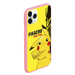 Чехол для iPhone 11 Pro Max матовый Pikachu Pika Pika - фото 2