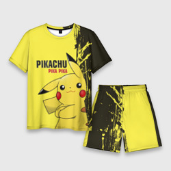 Мужской костюм с шортами 3D Pikachu Pika Pika