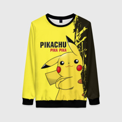 Женский свитшот 3D Pikachu Pika Pika