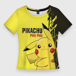 Женская футболка 3D Slim Pikachu Pika Pika